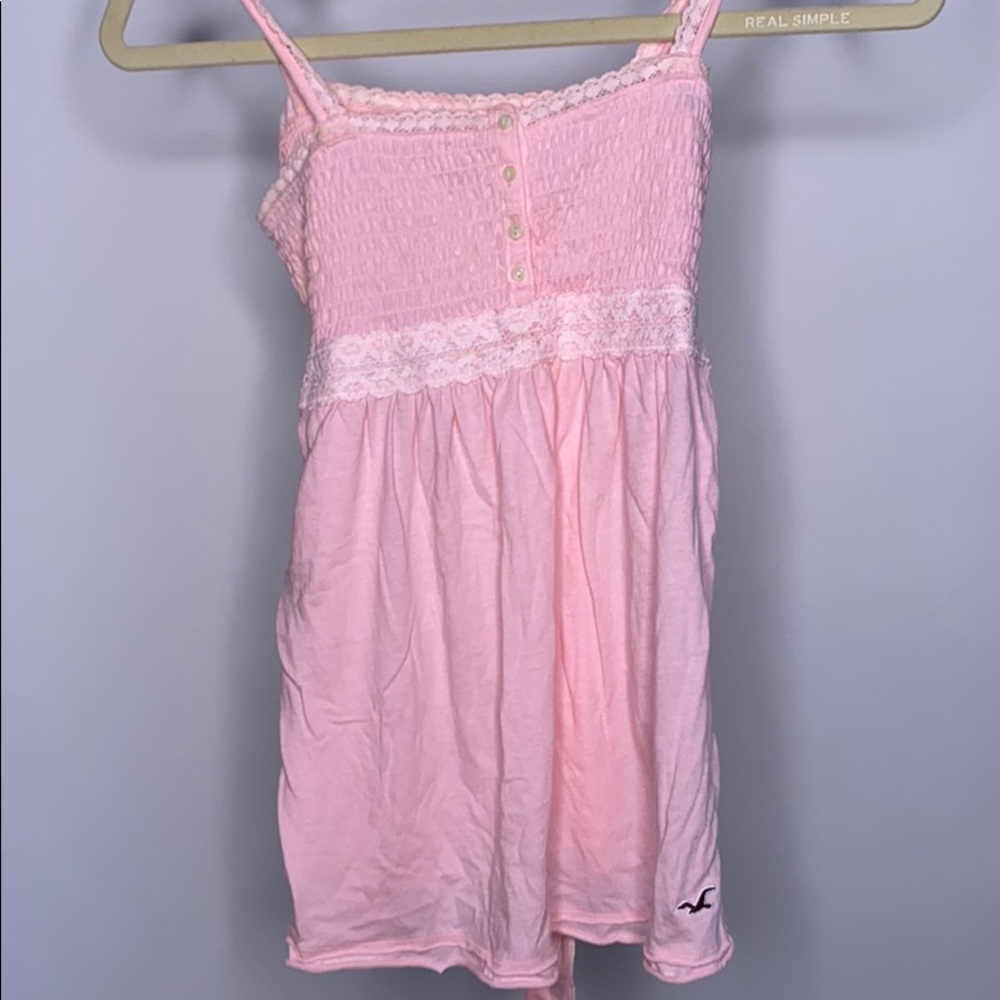 Pink hollister cami